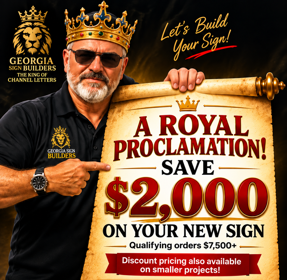Royal Proclamation — Save $2,000